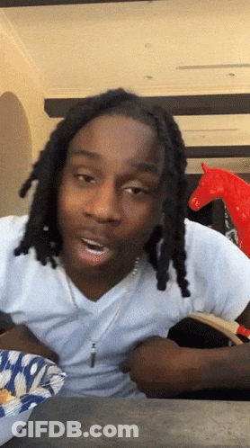 Young Man With Open Mouth Showing Teeth GIF