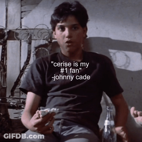 Young Man With Soda And Cherry Fan Quote GIF