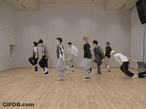 Young Men Dancing In Room GIF