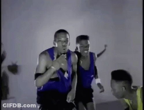 Young Men Dancing In Room GIF