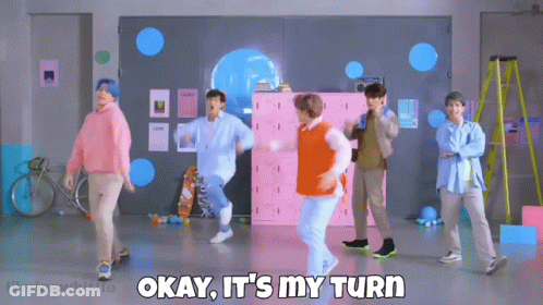 Young Men Dancing Okay It's My Turn GIF