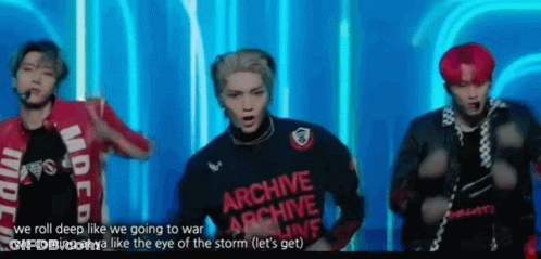 Young Men Dancing On Stage GIF