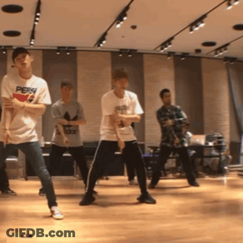 Young Men Dancing One In Pepsi T-Shirt GIF