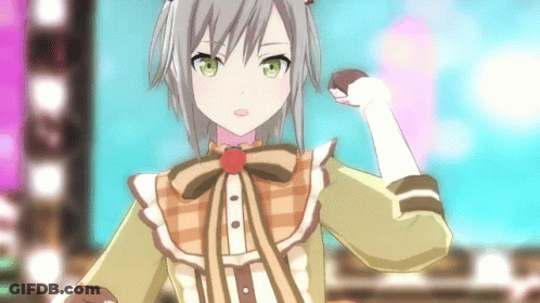 Young Men In Aprons Talking In Kitchen GIF