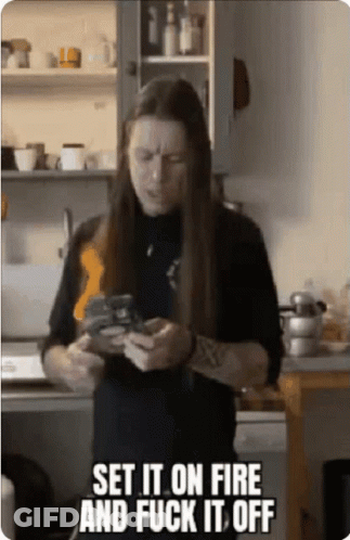 Young Men In Kitchen Saying Let's Go GIF