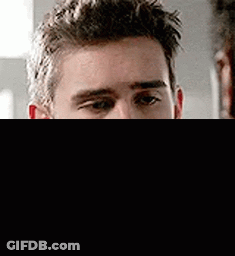 Young Men Looking At Each Other GIF