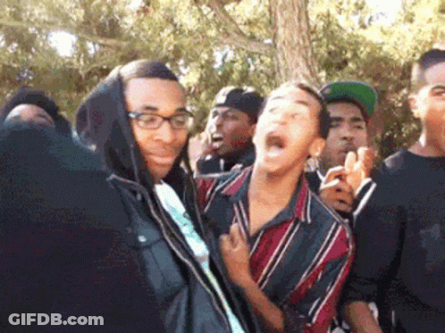 Young Men One With Glasses And Hoodie GIF