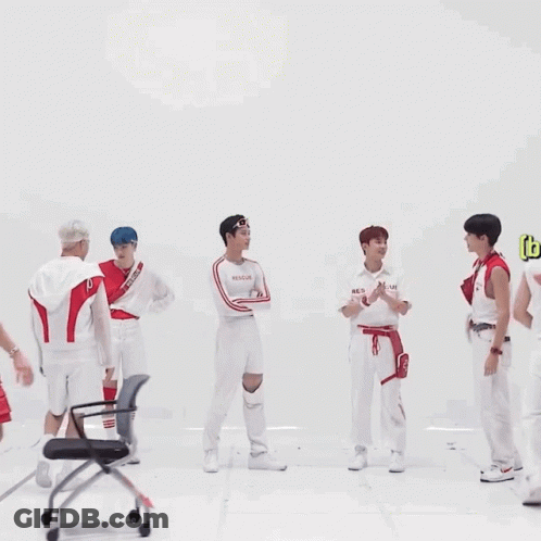 Young Men One With Star On Head GIF