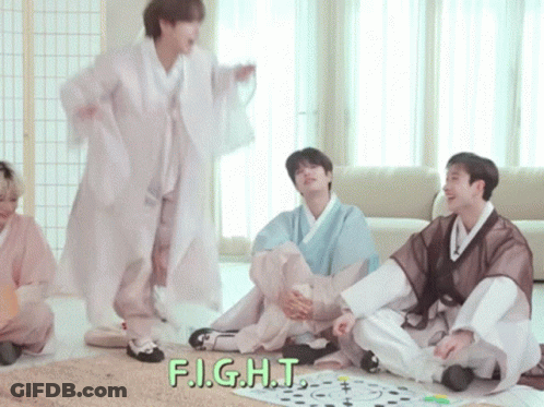Young Men Playing Fight Game GIF