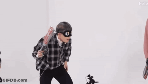 Young Men Playing Game With Hello Sweater GIF