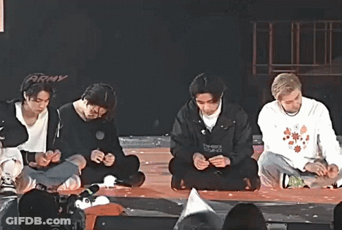 Young Men Playing Hands On Stage GIF