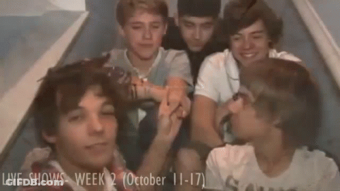 Young Men Posing In Photo Booth October 11-17 GIF