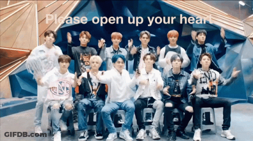 Young Men Posing Please Open Up Your Heart GIF