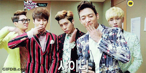 Young Men Posing With Court Down Sign GIF