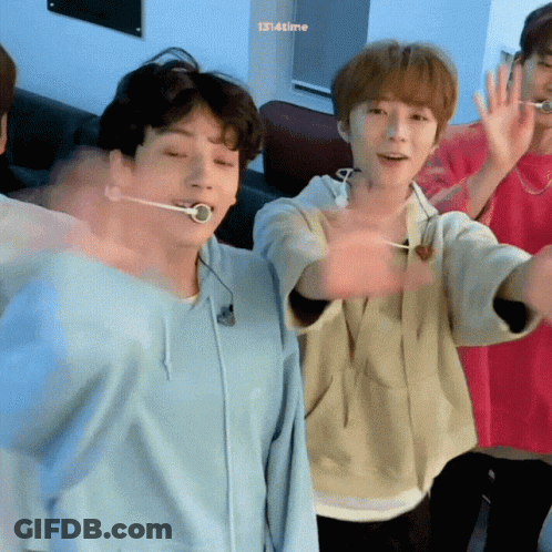 Young Men Posing With Watermark 131441Me GIF