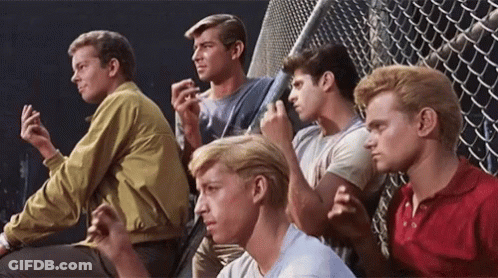 Young Men Sitting On A Fence GIF