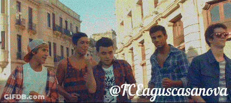 Young Men Walking Down Street @Kcaguscasanova GIF