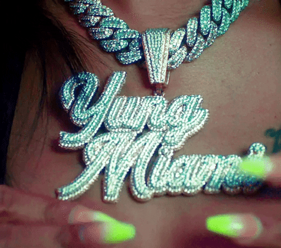 Young Miami Sparkling Silver Jewelry GIF