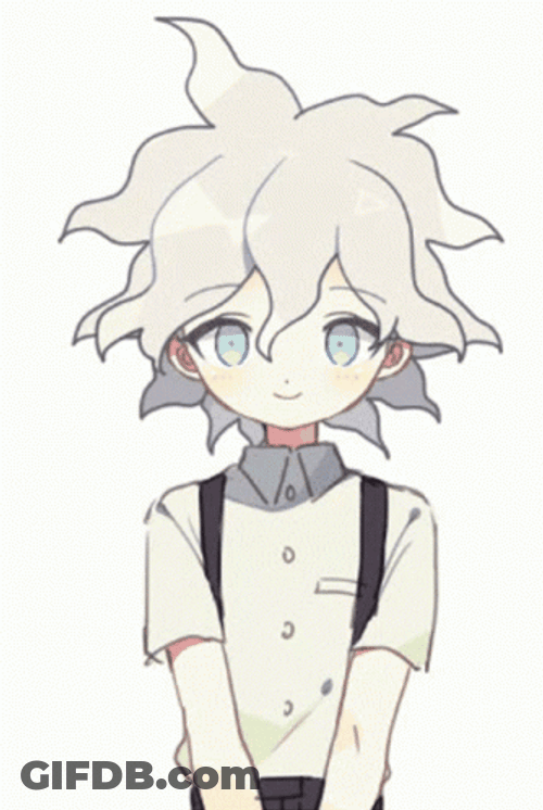 Young Nagito Blinking Eyes GIF
