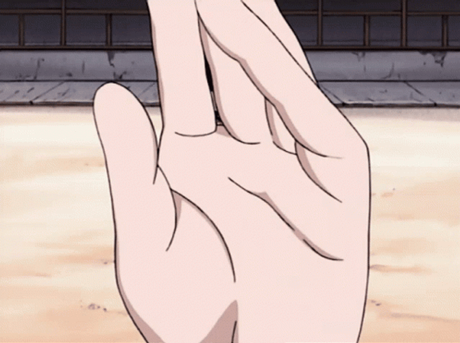 Young Naruto Neji Fighting Stance GIF