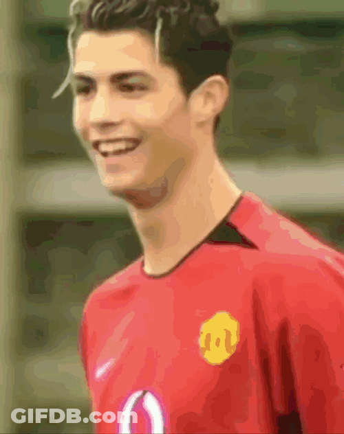Young Ronaldo In Practice GIF