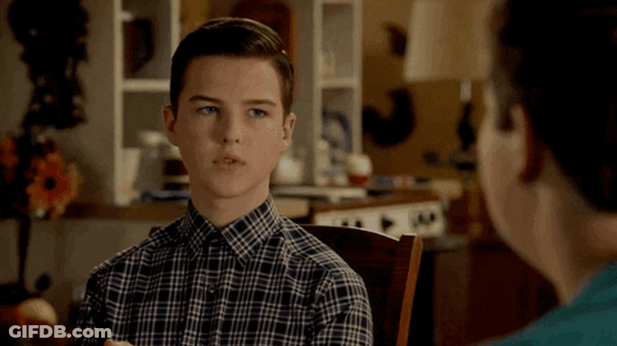 Young Sheldon Oh Lord Caught What He Did GIF