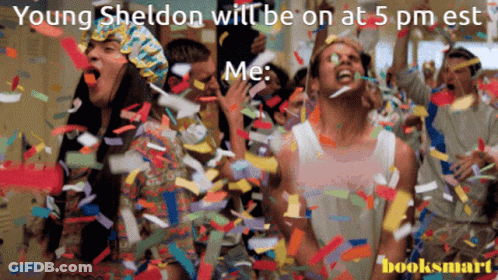 Young Sheldon Poster 5 PM EST GIF