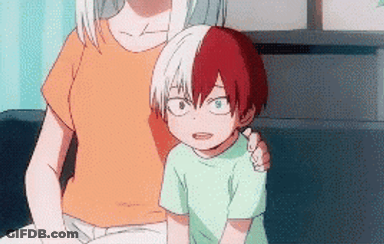 Young Shoto Todoroki Fascinated GIF
