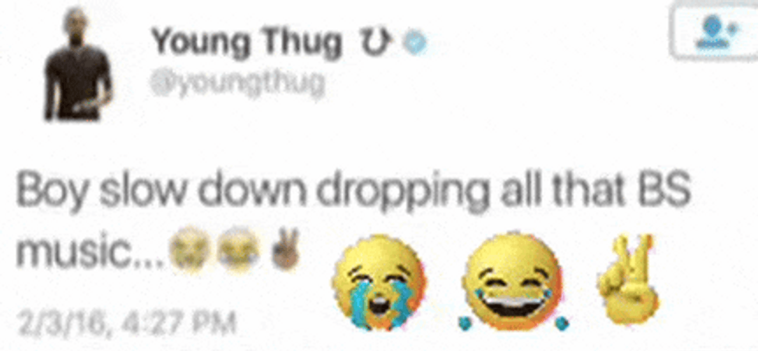 Young Thug Post In His Social Media GIF