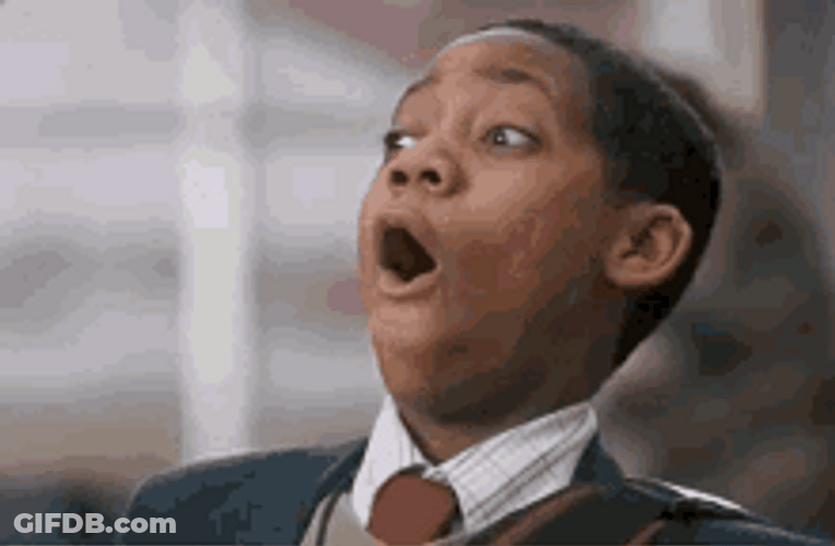 Young Tyler James Williams Surprised Face GIF