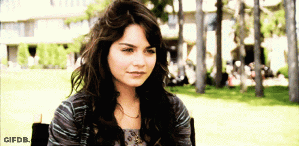 Young Vanessa Hudgens Sigh GIF