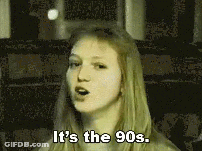 Young Woman Singing It's The 90S GIF