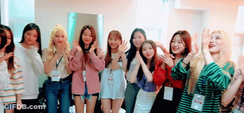 Young Women Applauding GIF