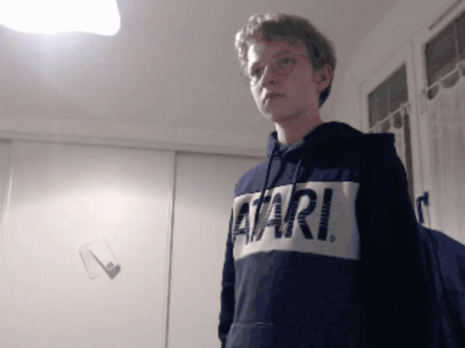 Youngster Counting Then Disappearing GIF