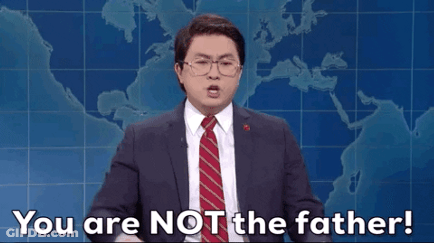 Your Are Not The Father Angry Newscaster GIF