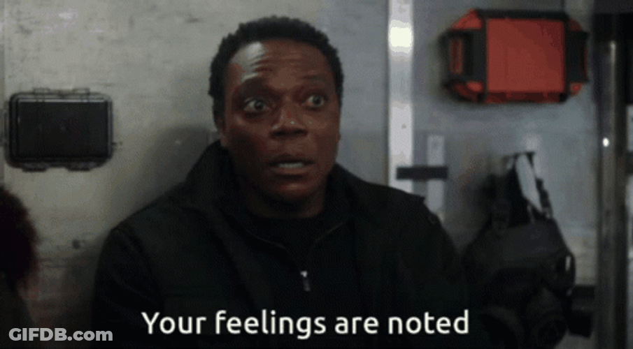 Your Feelings Are Noted GIF