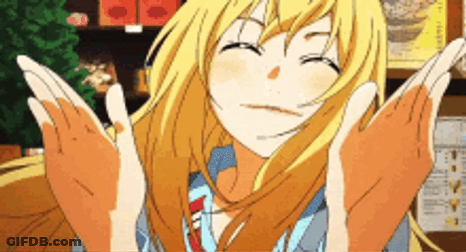 Your Lie In April Happy And Pleased Kaori GIF