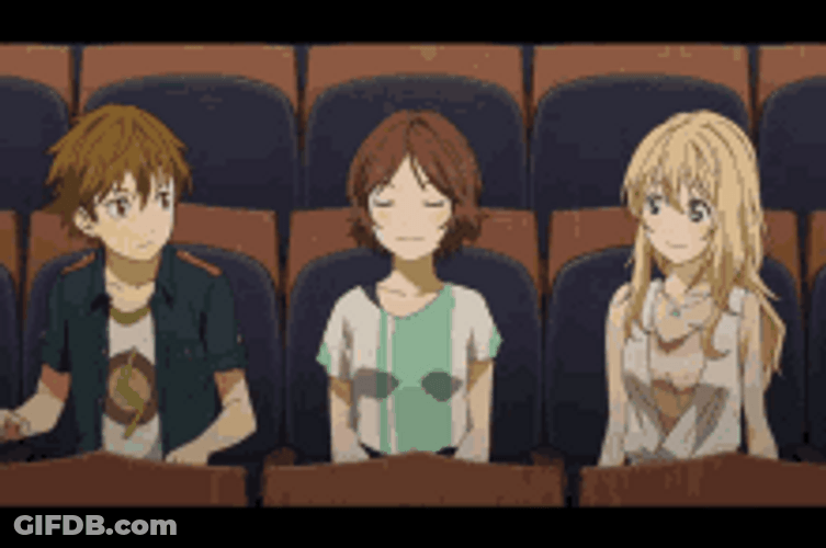Your Lie In April Kaori Bonding With Friends GIF