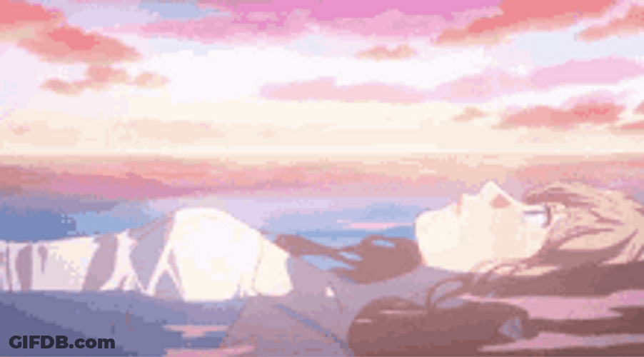 Your Lie In April Kaori Floating In Water GIF
