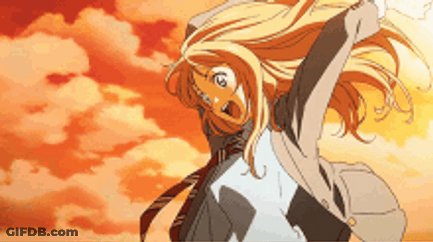 Your Lie In April Kaori Jumping Into Water GIF