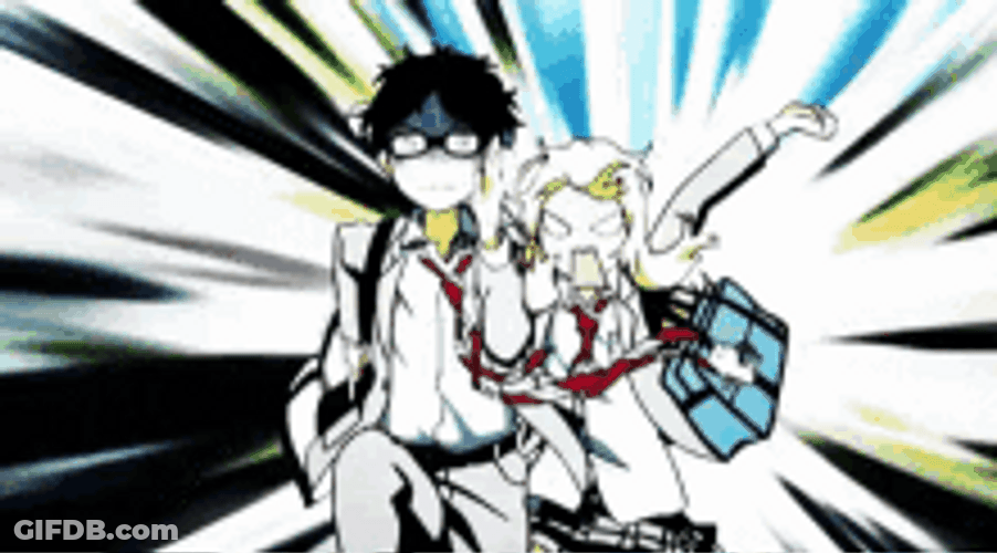 Your Lie In April Kosei And Kaori Running GIF