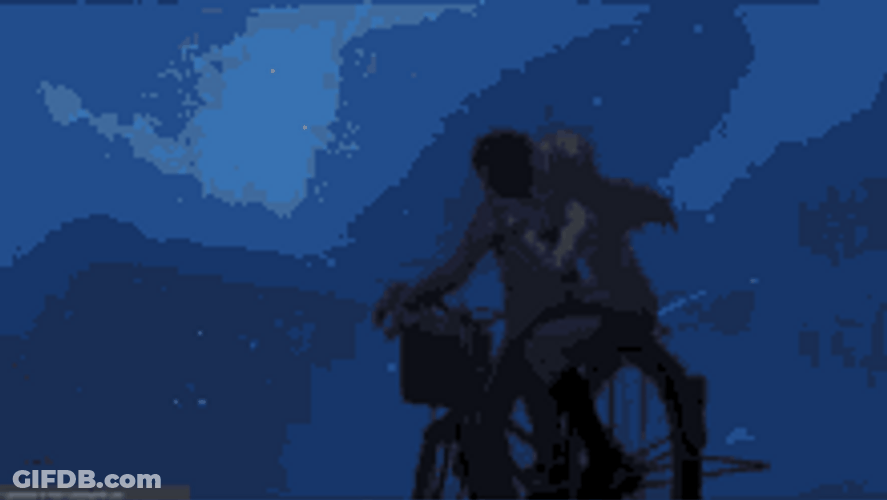 Your Lie In April Kosei Kaori Riding Bicycle GIF
