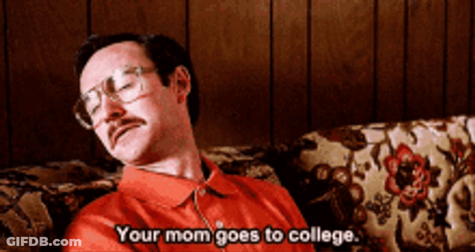 Your Mom College Burn Joke Napoleon Dynamite GIF