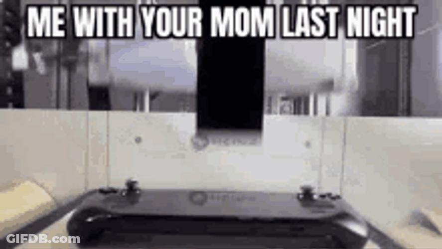 Your Mom Last Night Steam Deck Valve Meme GIF