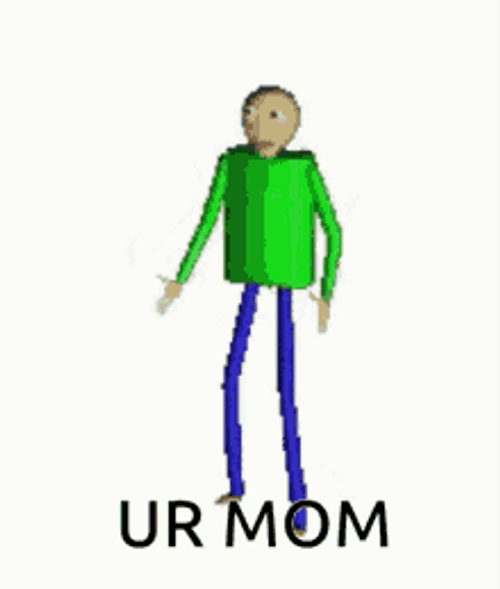 Your Mom Stick Man Default Dance Meme GIF