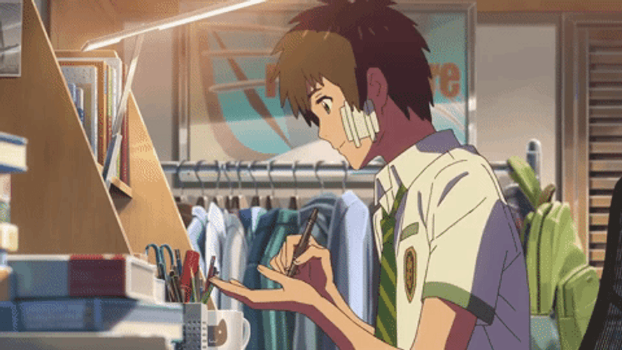 Your Name Creative Taki Tachibana GIF