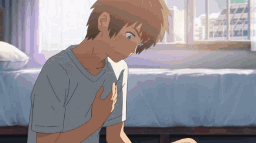 Your Name Shocked Taki Tachibana GIF