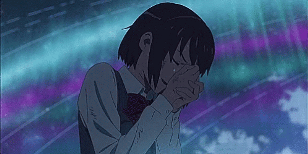 Your Name Upset Mitsuha Miyazumi GIF
