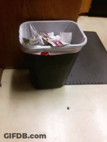 Your Trash Trash Can GIF