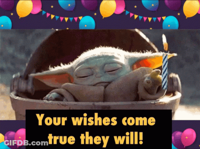 Your Wish Is My Command Baby Yoda GIF